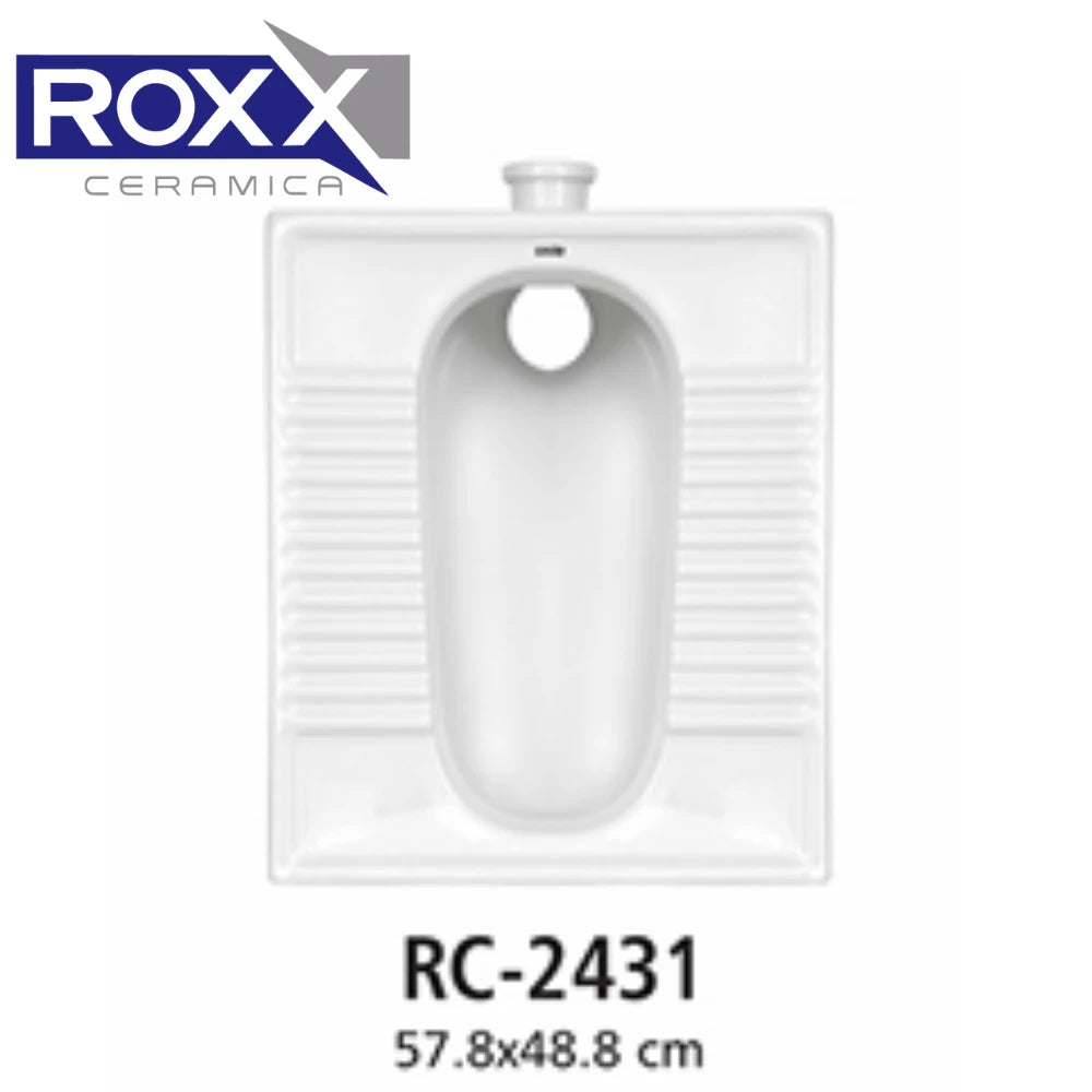 Roxx Ceramica RC-2431 | Durable Asian Commode – Available at RoxxCenter