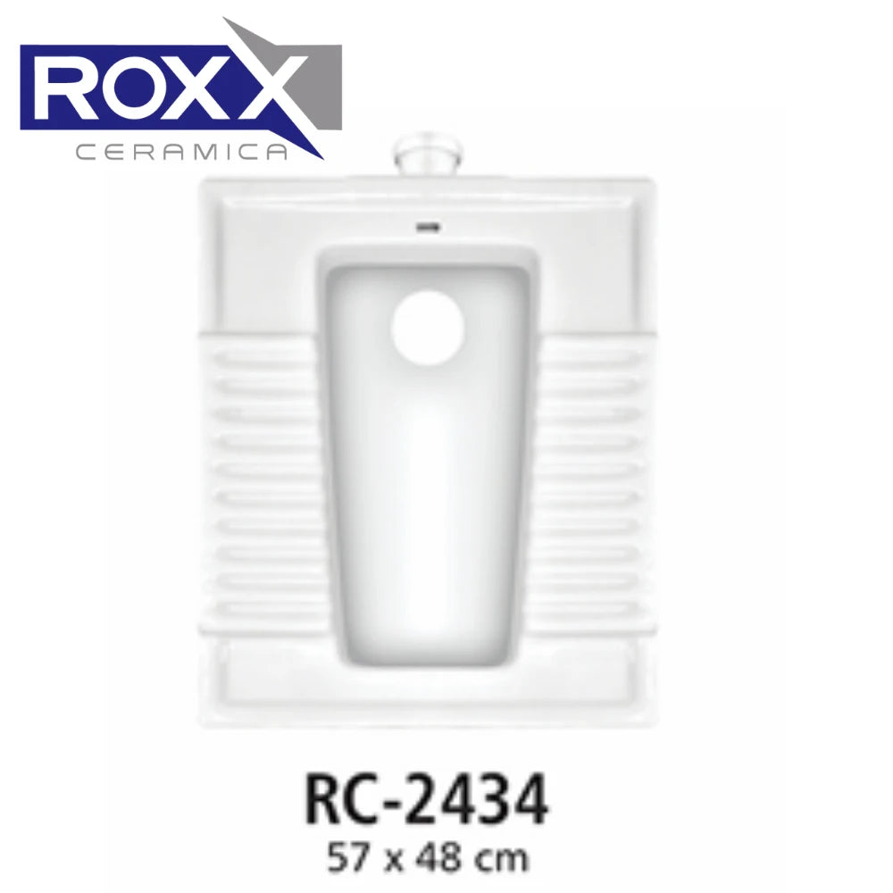 Roxx Ceramica RC-2434 | Solid Asian Commode – Available at RoxxCenter