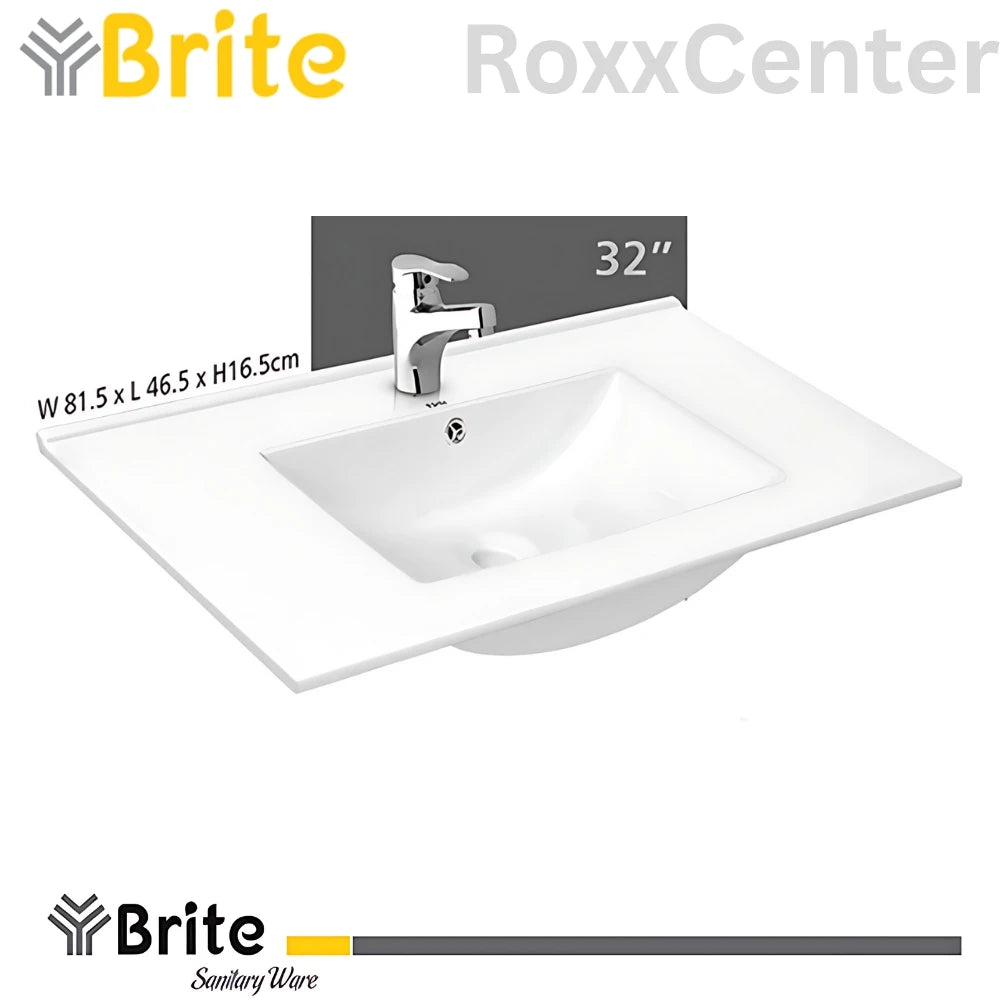 32” Upper Counter Bowl by Brite Sanitary Ware | RoxxCenter