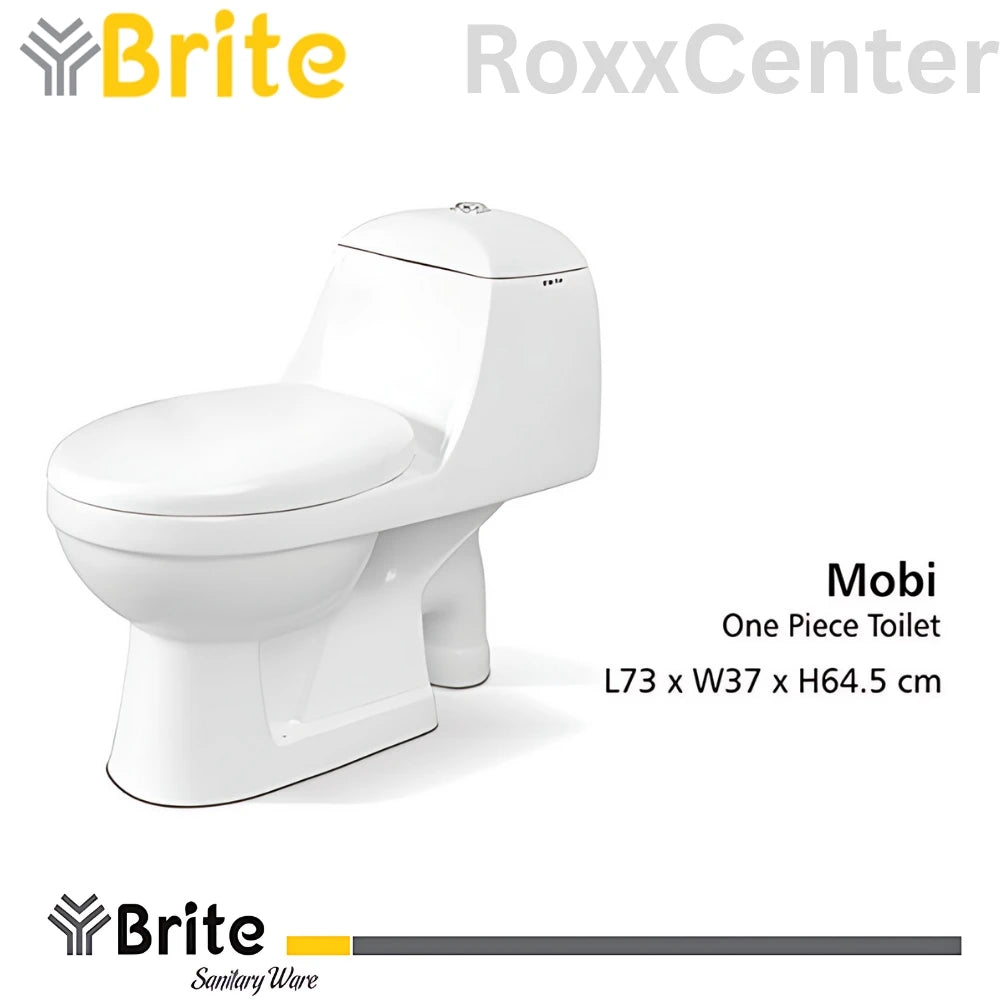 Mobi One Piece Commode by Brite Ceramics | RoxxCenter