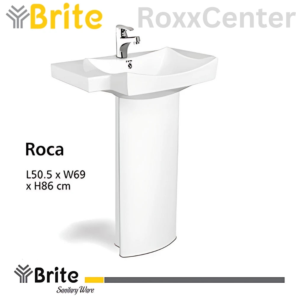 Roca Two Piece Basin by Brite Sanitary Ware | RoxxCenter