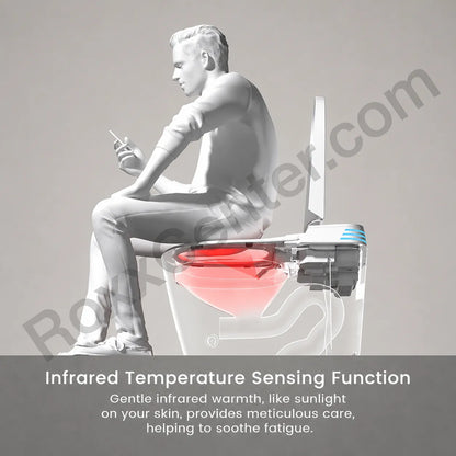 Luxury Smart Toilet with Auto Flush, Heated Seat & Intelligent Bidet System