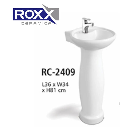 Roxx Ceramica RC-2409 Two-Piece Basin – Compact Style and Comfort | Roxx Center