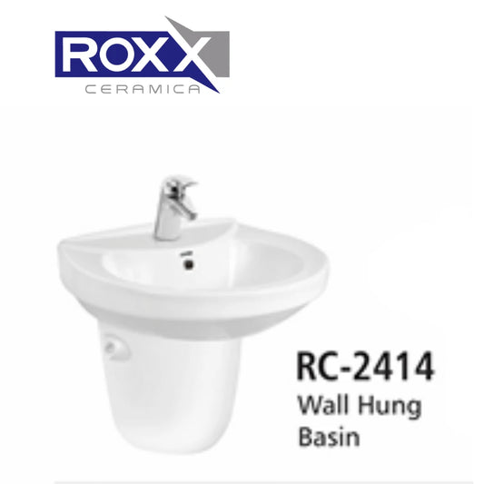 Roxx Ceramica RC-2414 Wall Hung Basin – Compact Round Design | Roxx Center