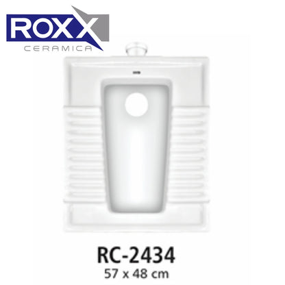 Roxx Ceramica RC-2434 | Solid Asian Commode – Available at RoxxCenter