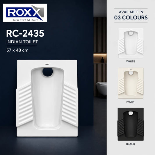 Roxx Ceramica RC-2435 | Compact Asian WC – Available at RoxxCenter