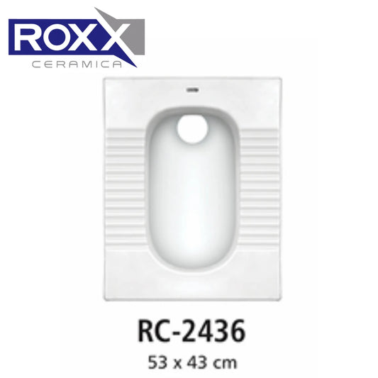 Roxx Ceramica RC-2436 | Compact & Durable Asian WC – RoxxCenter