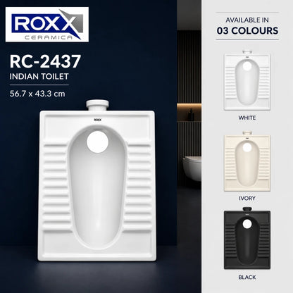 Roxx Ceramica RC-2437 | Premium Asian WC – Durable Design by RoxxCenter
