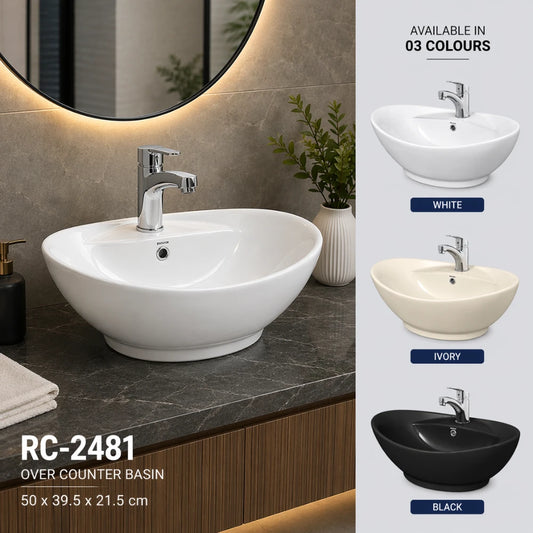 Roxx Ceramica RC-2481 Over Counter Basin – 60 cm