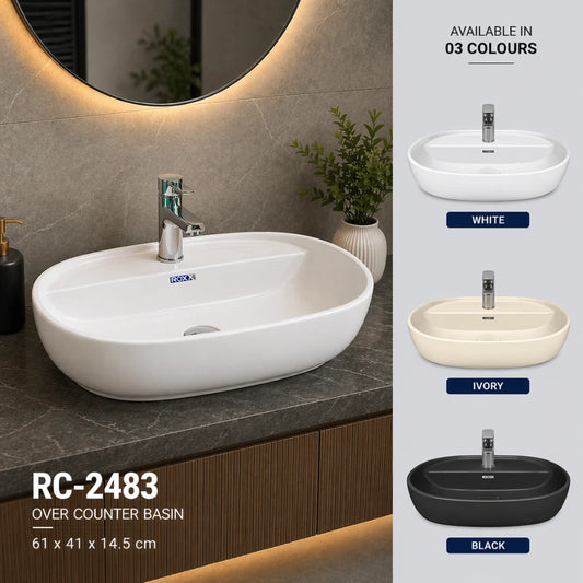 Roxx Ceramica RC-2483 Over Counter Basin | Roxx Center