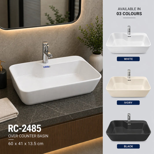 Roxx Ceramica RC-2485 Over Counter Basin | Roxx Center