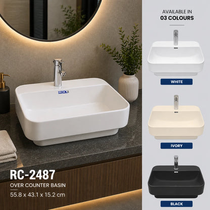 Roxx Ceramica RC-2487 Over Counter Basin | Roxx Center
