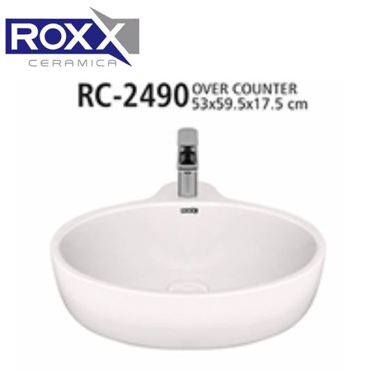 Roxx Ceramica RC-2490 Over Counter Basin | Roxx Center