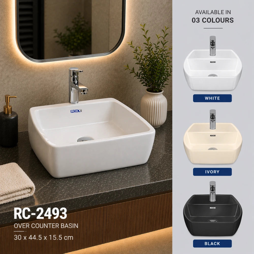 Roxx Ceramica RC-2493 Over Counter Basin | Roxx Center