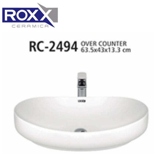 Roxx Ceramica RC-2494 Over Counter Basin | Roxx Center