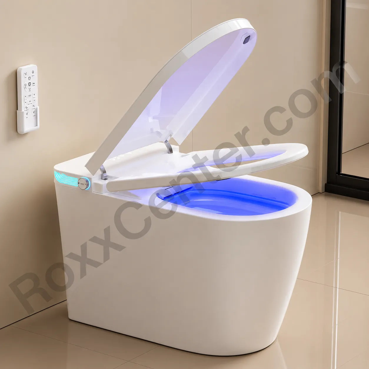 Luxury Smart Toilet with Auto Flush, Heated Seat & Intelligent Bidet System