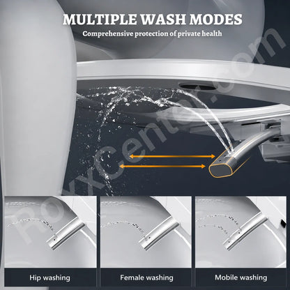 Luxury Smart Toilet with Auto Flush, Heated Seat & Intelligent Bidet System