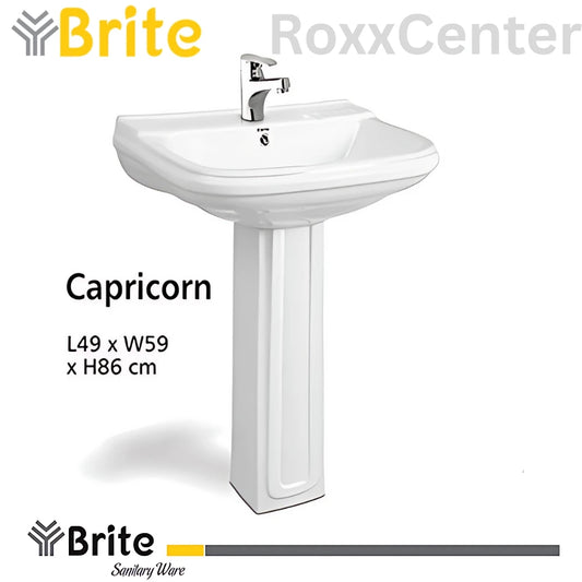 Capricorn Two Piece Basin by Brite Ceramics | RoxxCenter