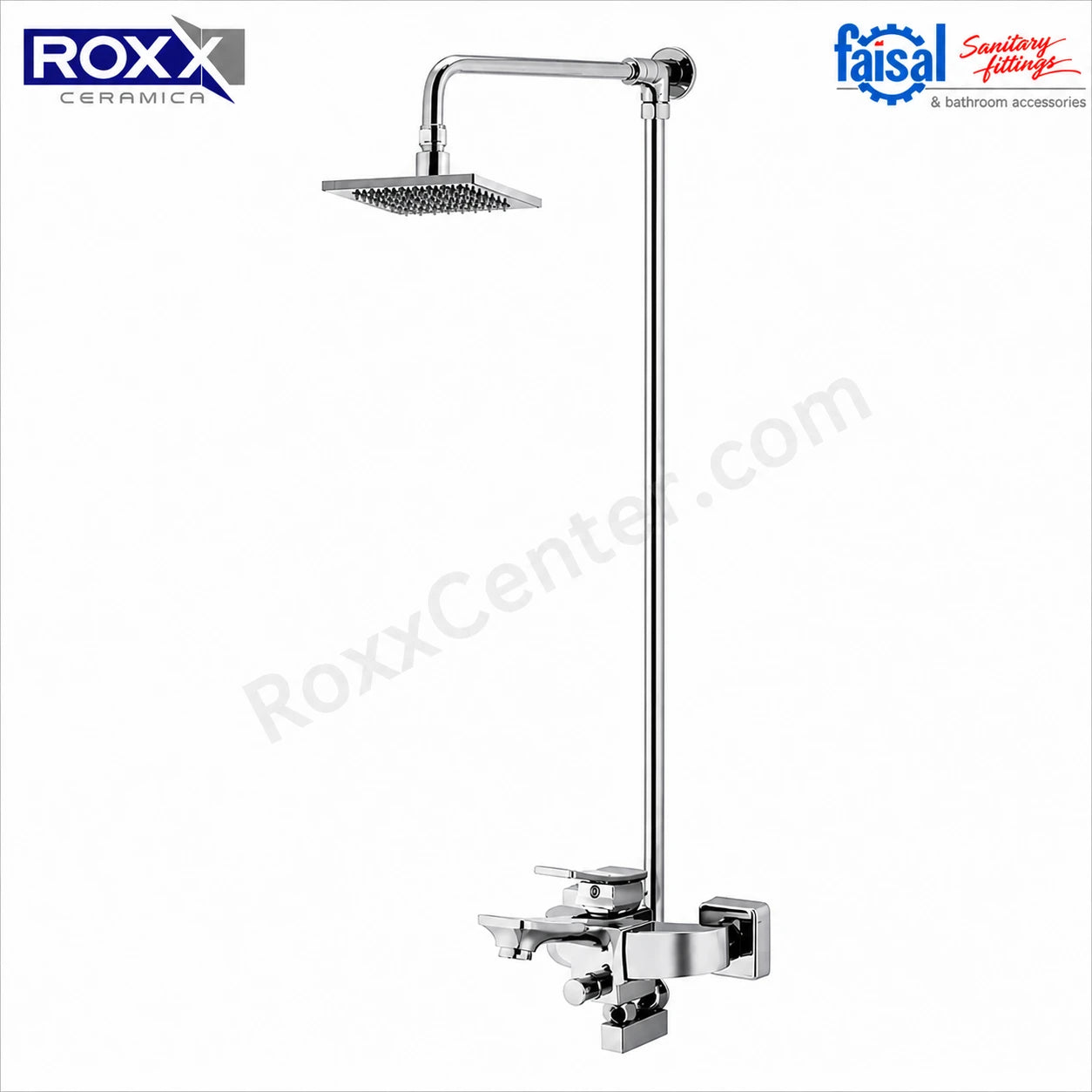 Carrera Series 5507 Bathroom Set – 8 Piece Chrome Sanitary Fittings Pakistan | Faisal at Roxx Center