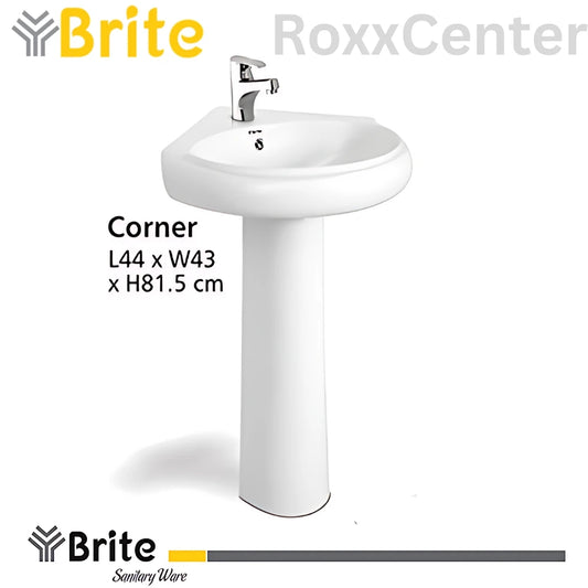 Corner Two Piece Basin by Brite Ceramics | RoxxCenter