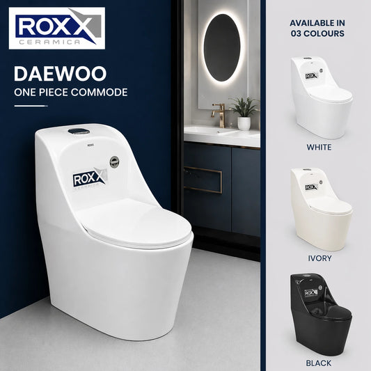 ROXX Ceramica Daewoo One Piece Commode
