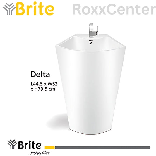 Delta One Piece Basin by Brite Sanitary Ware | RoxxCenter