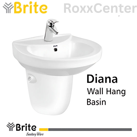 Diana Wall Hung Basin by Brite Sanitary Ware | RoxxCenter