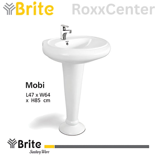 Mobi Two Piece Basin by Brite Sanitary Ware | RoxxCenter