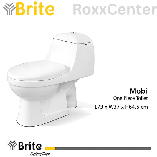 Mobi One Piece Commode by Brite Ceramics | RoxxCenter