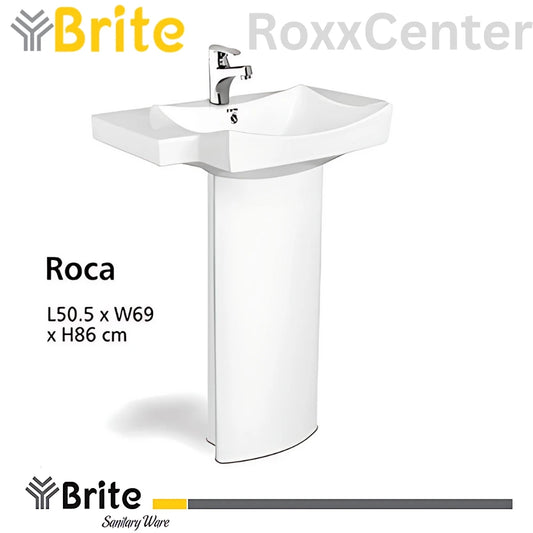 Roca Two Piece Basin by Brite Sanitary Ware | RoxxCenter