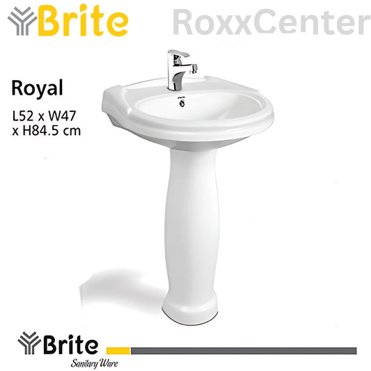 Royal Two Piece Basin by Brite Sanitary Ware | RoxxCenter