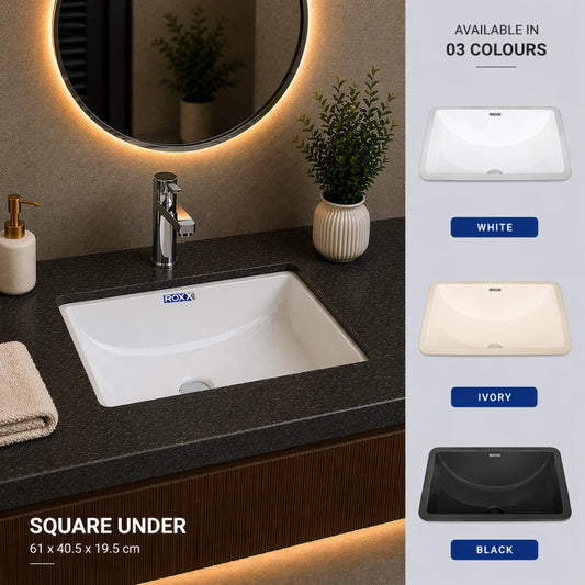 Roxx Ceramica Square Under Counter Vanity | Roxx Center