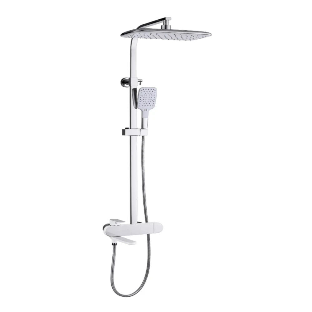 Faisal Sanitary Ware Techno Series Bathroom Fittings Set (Code 9307) | Premium Basin Mixer & Shower Set – RoxxCenter