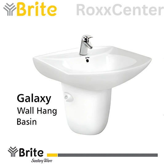 Galaxy Wall Hung Basin by Brite Sanitary Ware | RoxxCenter
