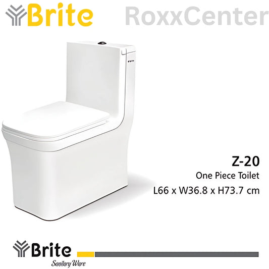Z-20 One Piece Commode by Brite Ceramics | RoxxCenter